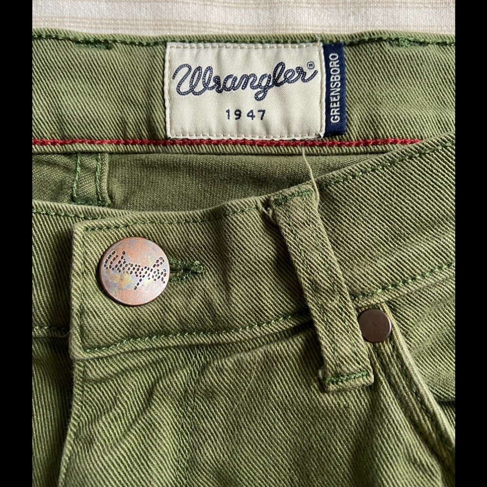 Men’s Wrangler Olive Green Jeans